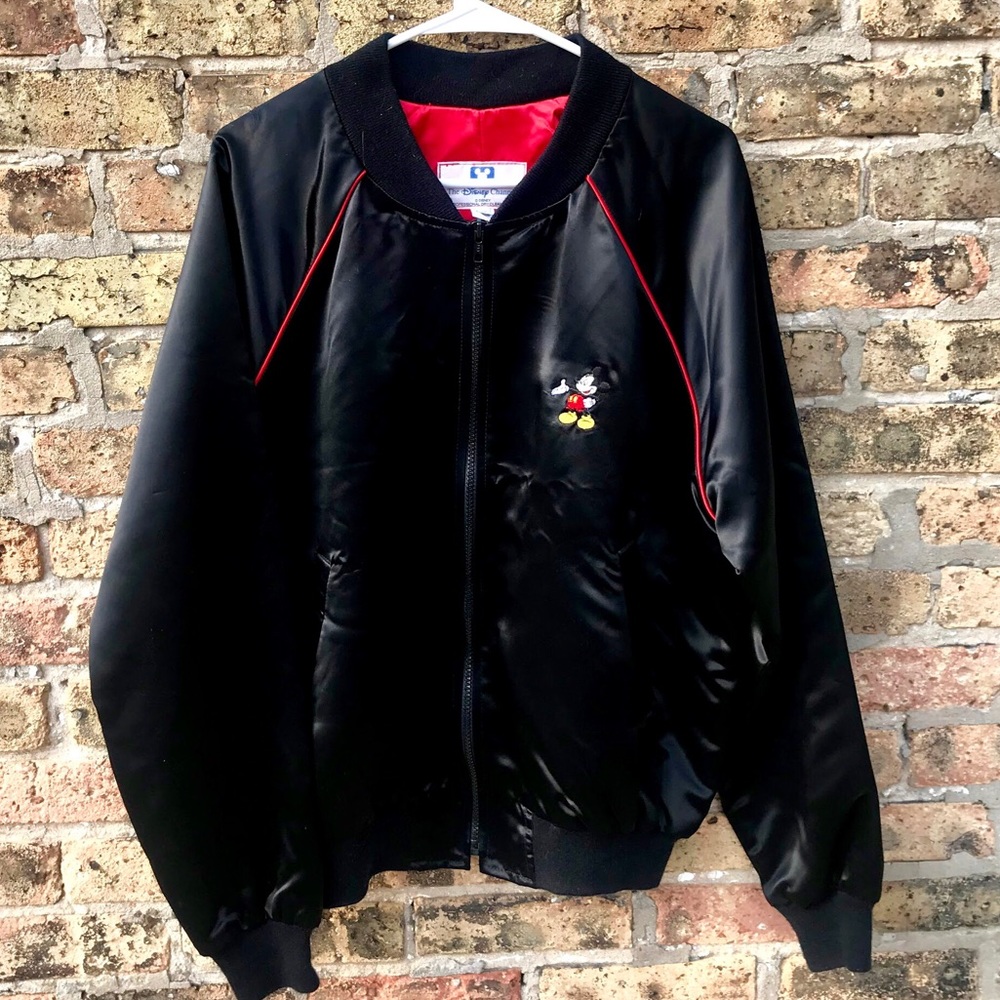 Vintage Disney Channel Satin Bomber Jacket - Picture 2 of 4